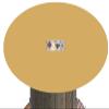 Felt Poker Table covers that fits any Lifetime folding table - Custom made to order - casino green, black, blue, purple, brown, tan or red (tan, 60 inch round) view 1