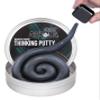Crazy Aaron's Thinking Putty - Strange Attractor - Dark Sensory Putty for Kids and Grown ups in a 4" Tin - Creative and Endless Fun, Stress Relief Therapy Toys, Never Dries Out - Made in USA view 1