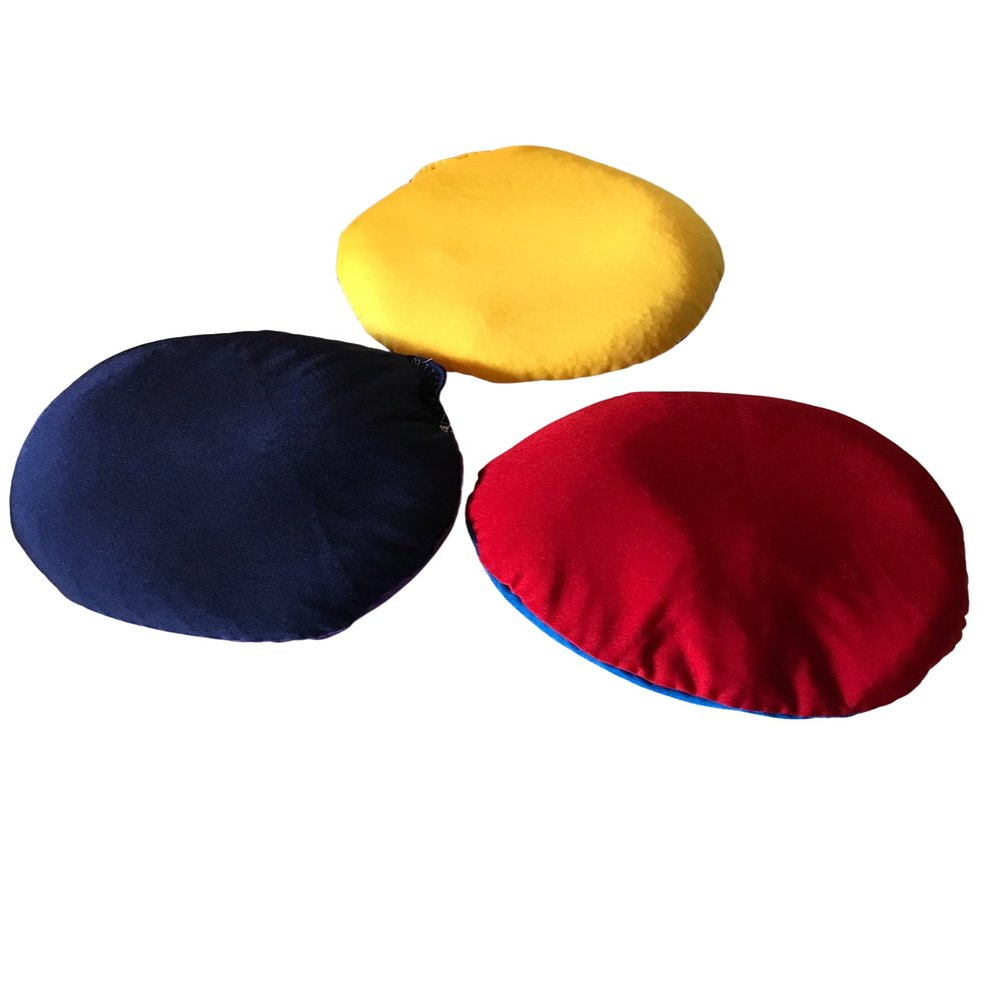 Aunt Sandy's Sewing Weighted Fidget pad, Spandex, Weighted Carry Flat Ball, Weighted Bean Bag, Worry pet, 1 lb