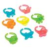 Fun Express Bulk Plastic Ring Assortment, Set of 144 - Party Favors, Handouts and Costume Jewelry view 1