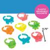 Fun Express Bulk Plastic Ring Assortment, Set of 144 - Party Favors, Handouts and Costume Jewelry view 4