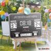 Basketball Birthday Party Banner, Basketball Scoreboard, Birthday Party Poster, Personalized Basketball Scoreboard, Scoreboard, Kids Party, Party Supply Poster Print view 3