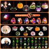 U-Goforst 88 PCS Halloween Party Favors for Kids, Glow in the Dark Light Up Bracelets Necklaces LED Rings Halloween Toys Bulk Classroom Favors Trick or Treat Gifts Goodie Bag Fillers Party Supplies view 3