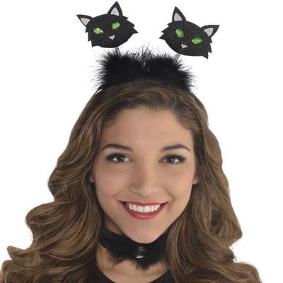 Black Cat Head Bopper - One Size, 1 Pc