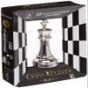 BePuzzled Hanayama Metal Cast King Chesspiece Puzzle Find Lucky Coins, Advanced Challenging Brain Teaser Game for Kids Age 8 & Above (Level 2) view 1