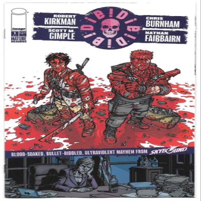 Die! Die! Die! #1"Blank No Bubble/No Word Balloon Cover Variant - Robert Kirkman