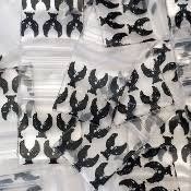 125125 Mini Ziplock Bags (Exactly as Shown in Picture) (Black Eagles (100 Bags))