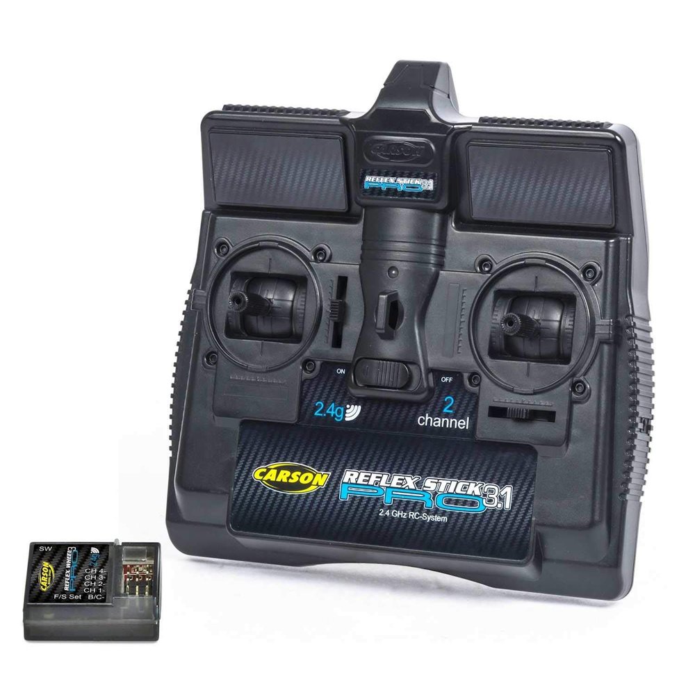 Carson 500500084 - FS Reflex Stick Pro 3.1 2.4G 2 Channel, Model Building, Accessories, Remote Control, Receiver