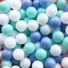 MoonxHome Ball Pit Balls for Toddlers, BPA Free Crush Proof Plastic Toy Balls for Ball Pit, Children's Pool Water Toys, Ideal Gift for Christmas Balls for Play Tent 2.15" Pack of 100 White&Green&Blue view 1