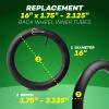 16'' x 1.5/1.75/1.95/2.125 Back Wheel Replacement Inner Tubes (2-Pack) Compatible with Graco Click/Go Jogging/BoB Revolution SE/Pro/Flex/SU - Made from BPA/Latex Free Butyl Rubber view 2