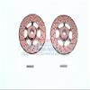 Aluminum +1mm Hex With Brake Disk For 1/10 Traxxas Ford GT 4-Tec 2.0 83056-4/4-Tec 3.0 93054-4 - 1Pr Set Brown view 1