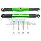 Aluminum Front Turnbuckle For Steering For LOSI 1:6 4WD Super Baja Rey LOS05013 / Super Baja Rey 2.0 LOS05021 Upgrades - Green