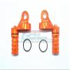Aluminum Damper Cap With Piggyback Reservoirs For LOSI 1:6 4WD Super Baja Rey LOS05013 / Super Baja Rey 2.0 LOS05021 Upgrades - Orange view 1