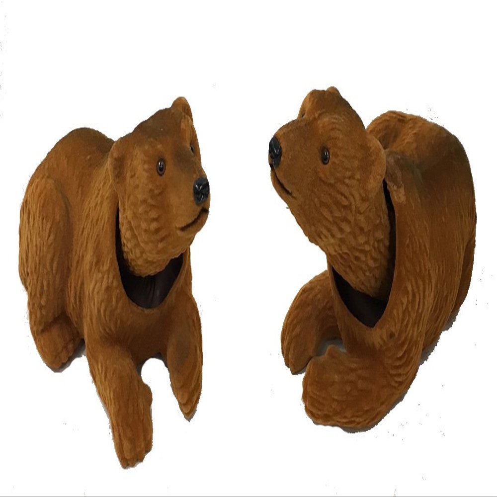 2 Piece Bobble Moving Head Wild BROWN BEAR