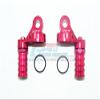 Aluminum Damper Cap With Piggyback Reservoirs For LOSI 1:6 4WD Super Baja Rey LOS05013 / Super Baja Rey 2.0 LOS05021 Upgrades - Red view 1