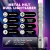 Dueling Lightsaber for Adults,Rechargeable Metal Hilt,4 Modes & Sounds Light Saber,Age 5 6 7 8 9 10 11 12 13 Toys for Kids,Cosplay,Family Days,Brithday Gift (Pinkish-Purple) view 3