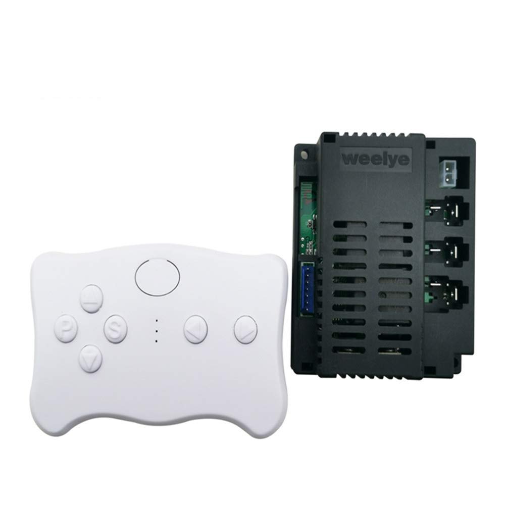 weelye RX19 4x4 4WD Control Box Mainboard 12V 2.4G Bluetooth Remote Control and Receiver Kit Controller Control Box Accessories for Children Electric Ride On Car Replacement Parts