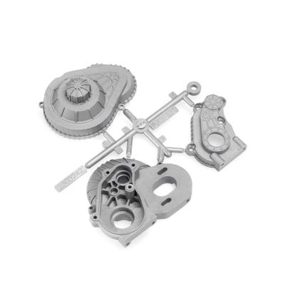 Axial LCX Transmission Case Silver, AXIC1531