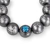 Black Panther Kimoyo Blue Bead Bracelet | Premium Movie Prop Replica | Officially Licensed Marvel Merchandise | Superhero Collectible Accessory Perfect for Collecting, Halloween Costumes, Cosplay view 3