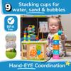 Toyventive Wooden Kids Baby Activity Cube - Girls Gift Set | 1st Birthday Gifts Toys for 1 One, 2 Year Old Girl | Developmental Toddler Educational Learning Girl Toys 12-18 Months | Bead Maze view 3