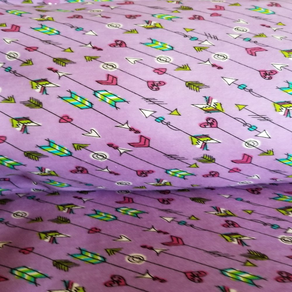 Nap Mat Cover Purple Arrows