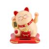 Acogedor Solar Waving Cat, Good Luck Cat, Welcoming Cat, for Home or Office Display, Car Decoration, Gift for Friends or Colleagues (Yellow) view 1