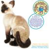 TigerHart Stefan The Siamese Cat - 14 Inch Stuffed Animal Plush view 4