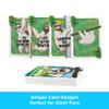 AQUARIUS Sloth Playing Cards - Cute Sloth Themed Deck of Cards for Your Favorite Card Games - Sloth Merchandise & Collectibles - Poker Size with Linen Finish view 3