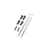 Square R/C Lower Suspension Link Set, 87mm (for Tamiya CC-01) Silver view 1
