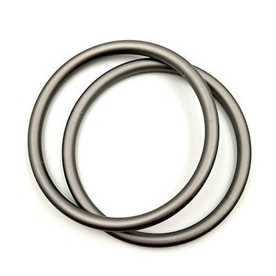 1 Pair 3" Large Welded Aluminum Rings Specially Safety Designed for Baby Slings Carrier Make Your Own Ring Sling (Gray)