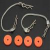 Ride Secured Body Clips (4) w/ 175mm Wires & Foam Protectors for 1/10 Off-Road view 1