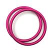 1 Pair 3" Large Welded Aluminum Rings Specially Safety Designed for Baby Slings Carrier Make Your Own Ring Sling (Fushcia) view 1