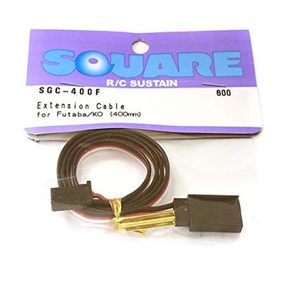 Integy Square R/C Extension Cable (Small Servos) for Futaba/KO (400mm)