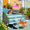 SUNSOUT INC - A New Playmate - 500 pc Jigsaw Puzzle by Artist: Higgins Bond - Finished Size 19" x 19" - MPN# 45857 view 3