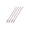 Integy Square R/C Body Clips - Long, 110mm Length, Small Head (Red) 4 pcs. view 1