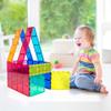 PicassoTiles 12pc Supersized Magnetic Building Tile Base Plate Jumbo XL Foundation Stabilizer Boards STEM Engineering Construction Kit for Kids Educational Learning Toy Magnet Blocks Stacking Set PT12 view 2