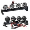 Benedict Harry Metal Roof LED Light Bar 5 LEDs for SCX10 D90 TRX-4 1:10 RC Crawler Truck (5Leds) view 2