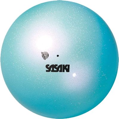 Sasaki M-207AU-F LIBU Rhythmic Gymnastics Tools, Ball, International Gymnastics Federation Certified, Aurora Ball, Diameter 7.3 inches (18.5 cm), Light Blue