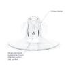 Elvie Breast Pump Breast Shield - 24mm - Nipple Flange for Pumping Breast Milk - Accessories & Breastfeeding Essentials for Electric Pumps - BPA Free, Dishwasher Safe - 2 Pack view 3