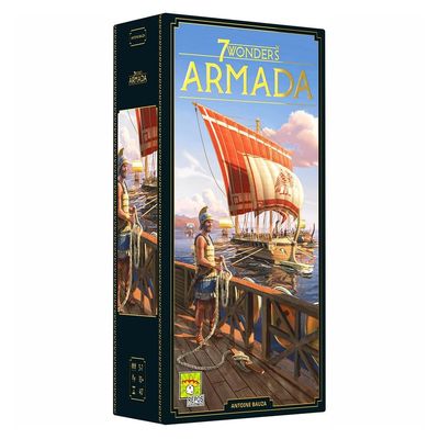 Asmodee 7 Wonders Armada Expansion - Naval Warfare and Enhanced Player Interaction, Strategy Game for Kids & Adults, Ages 10+, 3-7 Players, 40 Minute Playtime