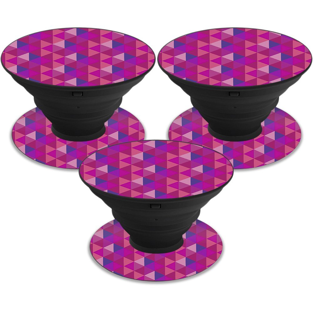 MightySkins Skin Compatible with PopSocket PopSocket - Pink Kaleidoscope | Protective, Durable, and Unique Vinyl Decal wrap Cover | Easy to Apply, Remove, and Change Styles | Made in The USA