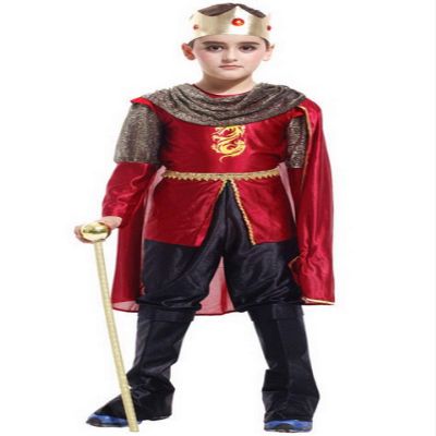 Brcus Boys Lord Prince Noble King Halloween Cosplay Costume Role Play Dress up X-Large