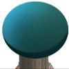 Felt Poker Table covers that fits any Lifetime folding table - Custom made to order - casino green, black, blue, purple, brown, tan or red (Green casino, 48 inch round) view 1
