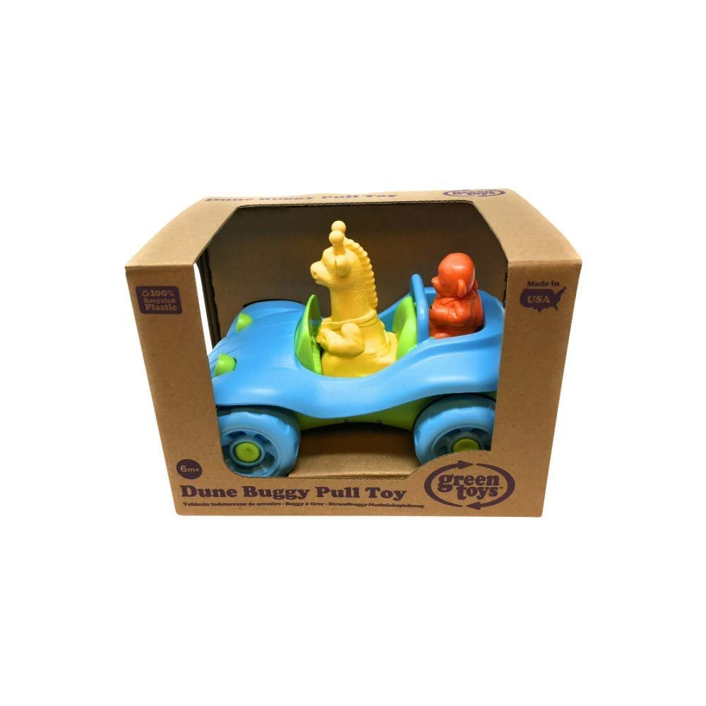 GREEN TOYS Dune Buggy Pull Toy Assortment, 1 EA