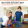 MindWare Q-BA-Maze Action Stunt Set The Next Generation Marble Maze Kids Toys - STEM Marble Run - Recommended for Ages 6+ - Educational Gift for Boys and Girls view 2