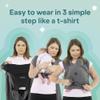 Koala Babycare Baby Carrier Wrap, Easy to Wear As a T-Shirt - Original Baby Carrier Newborn to Toddler - Sling One Size Fits All - Baby Wraps Carrier Up to 22lbs view 2