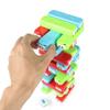 HOMSEEK Tumbling Tower Stacking Blocks,Colored Cartoon Plastic Building Blocks Board Toppling Colorful Cube view 4