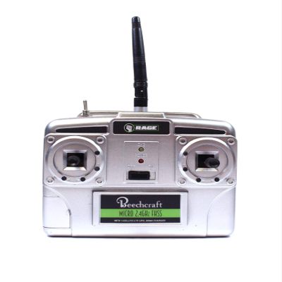 Rage RC A1202 Micro 5-Channel Transmitter W/ 200mA Charger, Mode 2; Beechcraft
