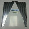 PBR Products Compatible with Jeep CJ7 CJ5 CJ8 Scrambler Diamond Plate Front Fender TOP Covers 45 Bend 1/2" Silver view 2