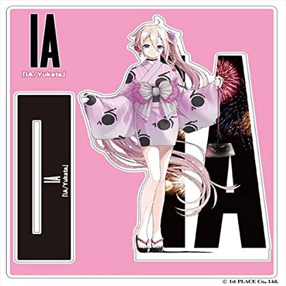 Axel Graphic Works AXELAF-003 IA/Yukata Acrylic Figure, 7.1 x 6.3 inches (180 x 160 mm)